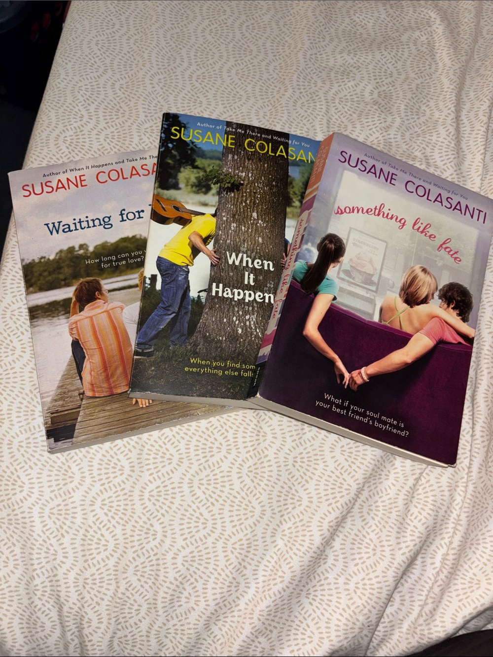 Bundle of Susane Colasanti books Teen/YA books